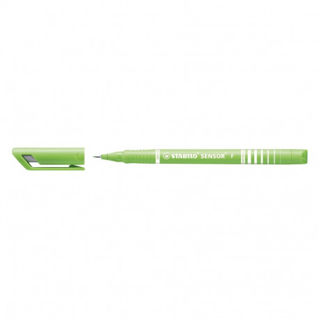 Tindipliiats Stabilo Sensor Fine, fineliner 0,3mm, heleroheline