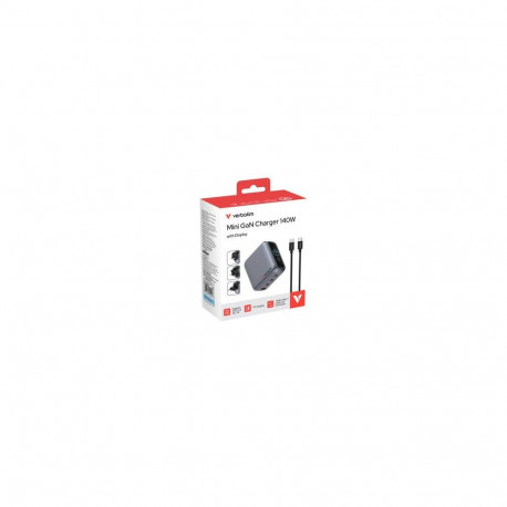 Verbatim Mini GaN Charger 140W with Display