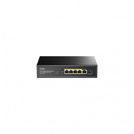 Cudy GS1005PTS1 network switch Gigabit Ethernet (10/100/1000) Power over Ethernet (PoE) Black
