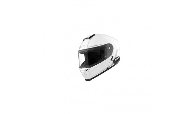 SENA OUTRUSH 2 Smart Flip-Up Helmet with Mesh Communication, Glossy White, XXL