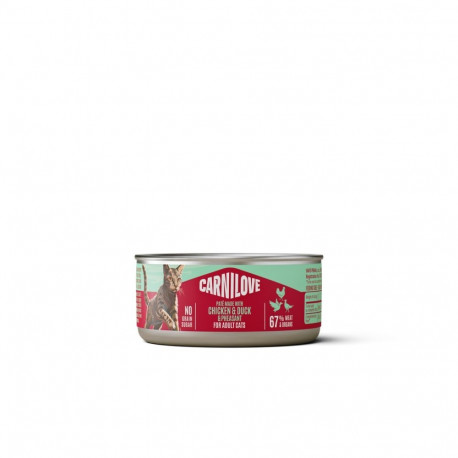 Carnilove Chicken, Duck & Pheasant canned food for cats 100g