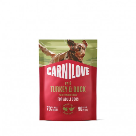 Carnilove Pate Turkey & Duck wet food for dogs 300g