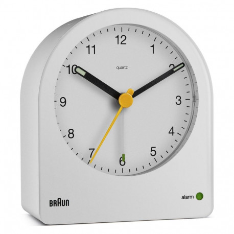 "Braun BC22 W Quarzwecker wei"
