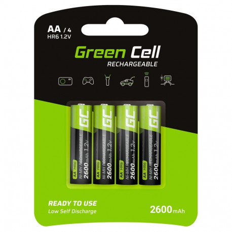 Green Cell akud 4xAA HR6 2600mAh
