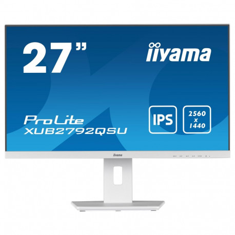 "68.5cm/27'' (2560x1440) Iiyama XUB2792QSU-W5 27W LCD Business WQHD 5ms HDMI DP 2x USB IPS Speaker Q