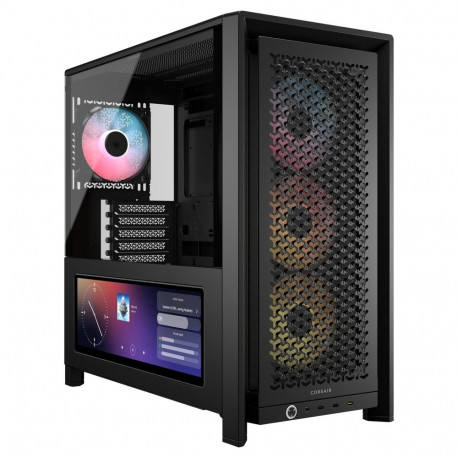 "Midi CORSAIR Frame 4000D LCD RS ARGB Schwarz Midi Tower ATX Gaming Gehäuse"