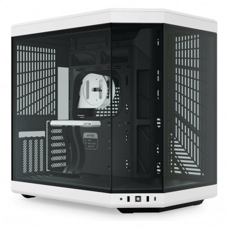 "Midi HYTE Y70 Zweikammer ATX Midi Tower Gaming Gehäuse Schwarz/Weiß mit Glasfenster"