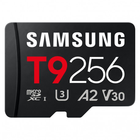 Samsung microSD mälukaart T9 MB-MH256T/WW 256GB lugemine kuni 200MB/s ja kirjutamine kuni 130MB/s
