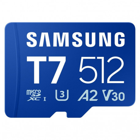 "CARD SAMSUNG T7 microSD Speicherkarte 512GB fr Smartphones Tablets und Handheld-Konsolen bis zu 170