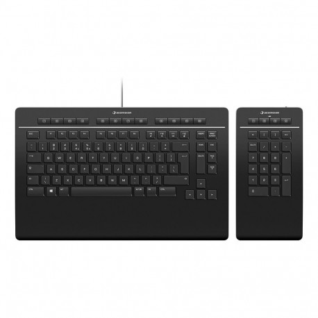 3DCONNEXION klaviatuur Pro numbriklahvistikuga US-International QWERTY