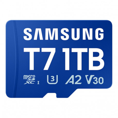 Samsung microSD-mälukaart T7 1TB MB-MB1T0T/WW kuni 170MB/s lugemiskiirusega nutitelefonide, tahvelar