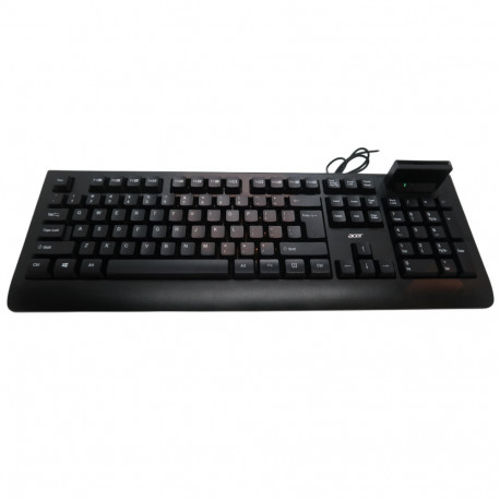 Acer AKW320 | Keyboard | Wired | US | Smart Card Reader | Black | Retil pack