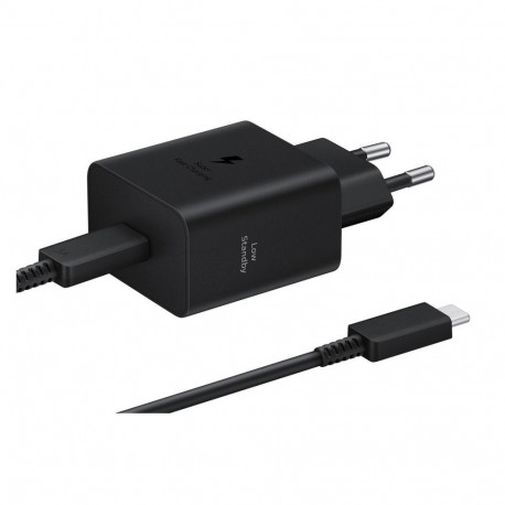 Samsung EP-T4511XBE Samsung USB-C 45W Travel Charger + USB-C Data Cable Black
