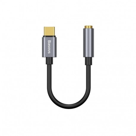 Baseus - Baseus CATL54-0G USB-C Male to 3,5mm Female Adapter L54 Deep Grey