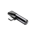 Baseus - Baseus CATL41-01 Adapter USB-C/3,5mm Jack Black