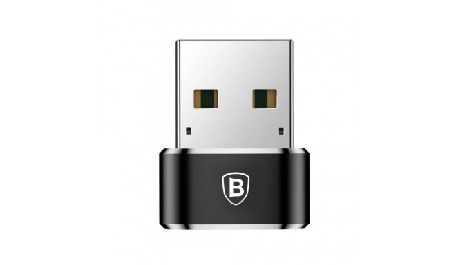 Baseus - Baseus Adapter From USB-C to USB-A Black
