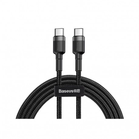 Baseus - Baseus CATKLF-HG1 Cafule Cable USB-C 60W 2m Gray/Black