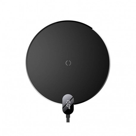 Baseus - Baseus Digital LED Display Gen 2 Wireless Charger 15W Black