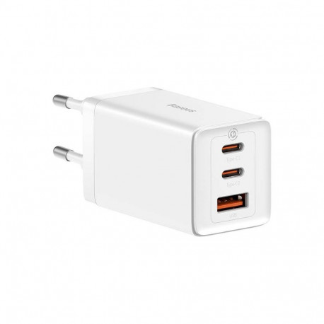 Baseus - Baseus CCGP120202 GaN5 Pro Quick Charger USB-A + 2x USB-C 65W White