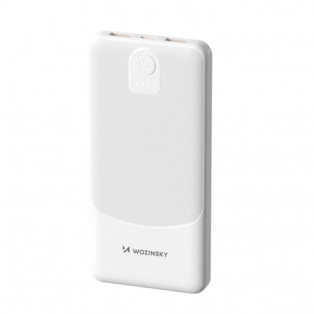 Wozinsky Powerbank Wozinsky Wpower WPBBK-3 10000 mAh 10W 2x USB-A 2A - white