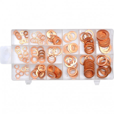 Yato vaskistite seibrite komplekt YT-06871, 150 tk, 15 suurust, meetriline keere, plastkarp