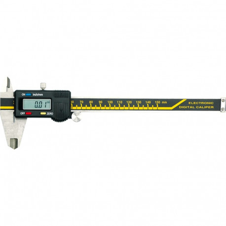 Vorel 15240 digitaalne nihik, 0-150mm, ±0.03mm, 0.01mm/0.005", LCD, 1.5V SR44, 180mAh, 1.5m/s, 5-40°