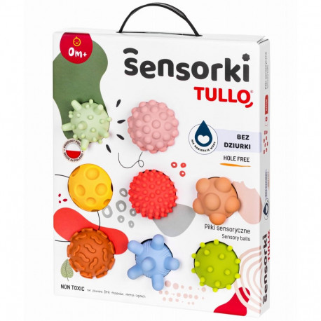 Tullo sensory shapes 8 pcs hole free pastel 497