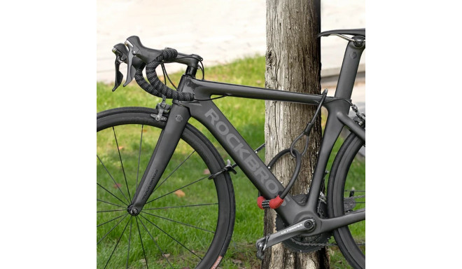 Rockbros RKS570-RD ​​bike lock – steel cable, code