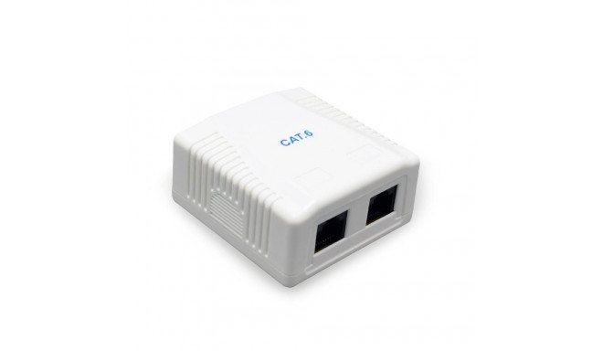 Network socket CAT6 UTP 2 port