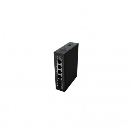 LANBERG PoE-lüliti ILGE-4P-2S-90 kergetööstuslik 1xBT 3xAT 2xSFP DIN Gigabit Ethernet