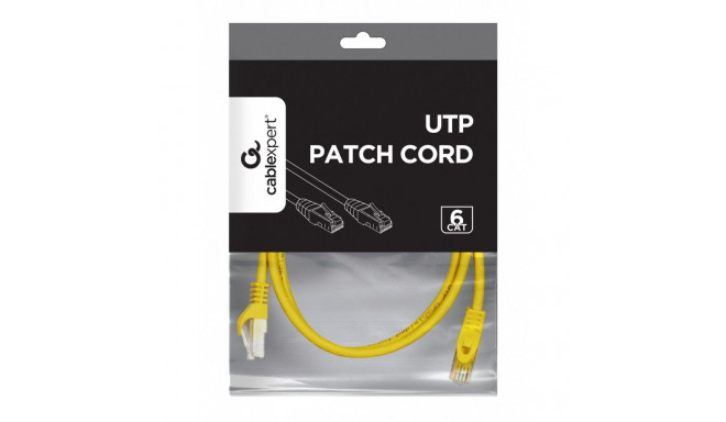 Patch cord Cat.6 UTP 2m yellow