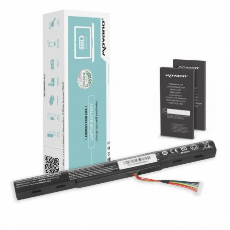 Acer sülearvuti aku AS16A5K AS16A7K AS16A8K Aspire E5 2200 mAh (32 Wh)