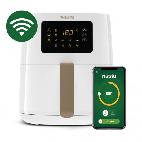 Philips õhufritüür 5000 series HD9255/30 ühekambriline 4.1L iseseisev 1400W, kuldne, valge