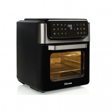 Tristar õhufritüür 12l 1800W iseseisev taimer kontrolltuli, must, roostevaba teras