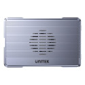 UNITEK raid-korpus 2xM.2 NVMe/SATA 20Gbps võrguta kloonimisega, hall