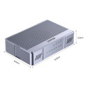 UNITEK raid-korpus 2xM.2 NVMe/SATA 20Gbps võrguta kloonimisega, hall