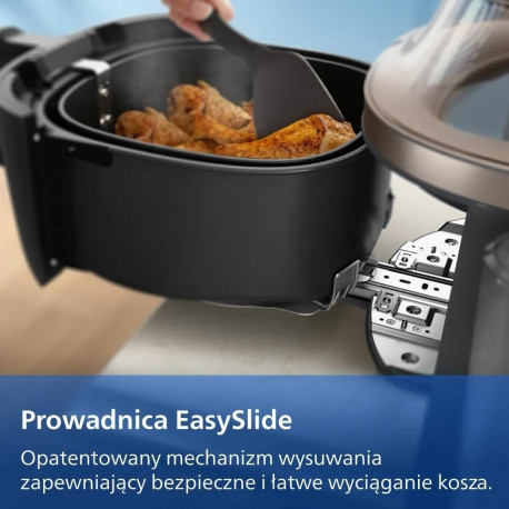 Philips õhufritüür NA547/07 5000 series ühekorviga 7.2L iseseisev 2000W, must, kuldne