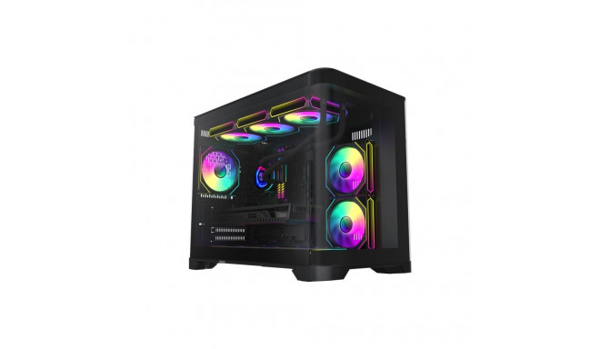 GameMax arvutikorpus HYPE-M BK mikrotorn, must