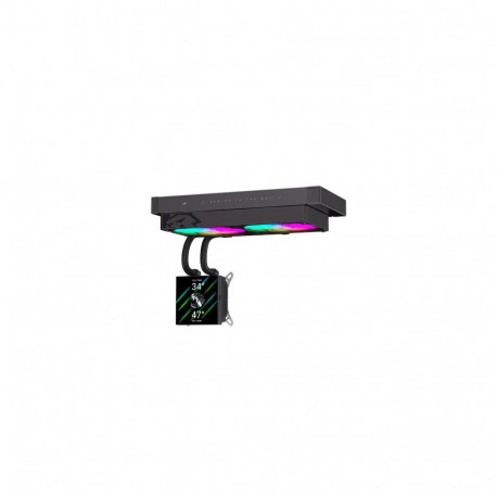 Gamemax CPU Liquid Cooler | GLACIER 240 LCD BK | Black
