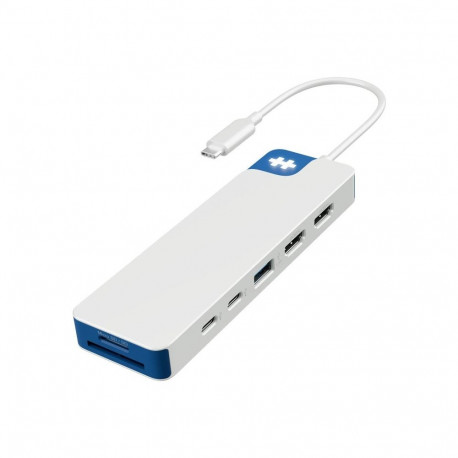 HYPER HD4103BUGL interface hub USB 3.2 Gen 1 (3.1 Gen 1) Type-C 5000 Mbit/s Blue, White