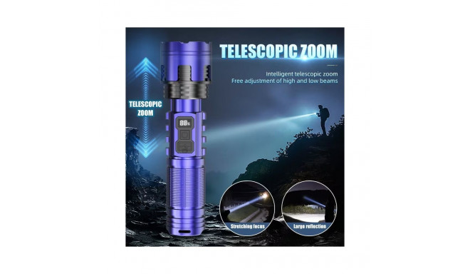 Super Bright Tactical LED Rechargeable Flashlight
