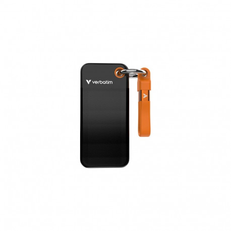Verbatim 32193 Pocket SSD Drive 1TB, USB-C 3.2 Gen 2, M.2, up to 1000MB/s, Black/Orange