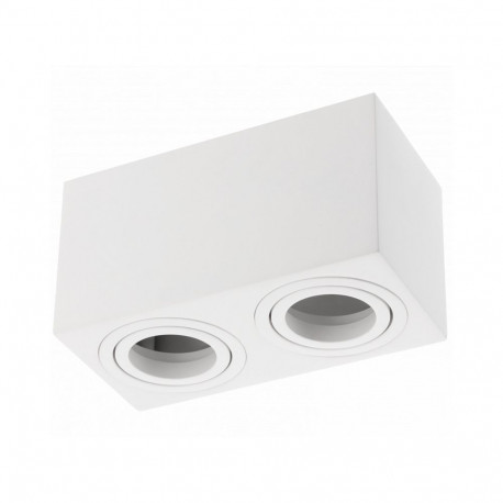 Gtv ceiling luminaire AVEIRO DUO BIS OS-AVB80160KW2-10, 2x20W, GU10, IP20, 220-240V, 50-60Hz, white,