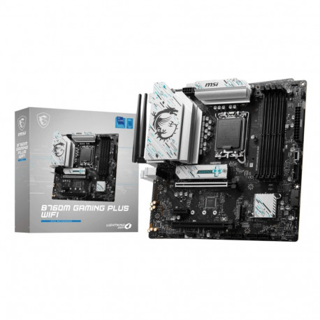Mainboard|MSI|Intel B760 Express|LGA1700|Micro-ATX|Memory DDR5|Memory slots 4|1xPCI-Express 3.0 1x|1
