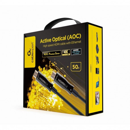 CABLE HDMI-HDMI 50M AOC/CCBP-HDMI-AOC-50M-02 GEMBIRD