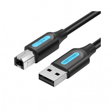 CABLE USB2.0 MALE TO MALE/0.5M BLACK COQBD VENTION