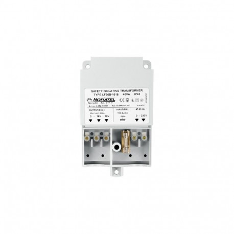 Satel toiteplokk Transmorfer 230V/18V DC 40VA/TR40VA