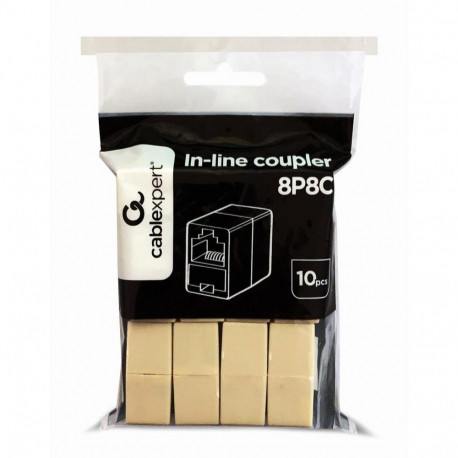 CABLE ACC IN-LINE COUPLER 8P8C/10 PCS BAG TA-350-10 GEMBIRD
