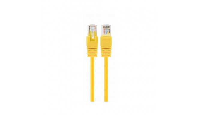 PATCH CABLE CAT5E UTP 0.25M/YELLOW PP12-0.25M/Y GEMBIRD