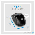 "HP 220 Maus kabellos schwarz"